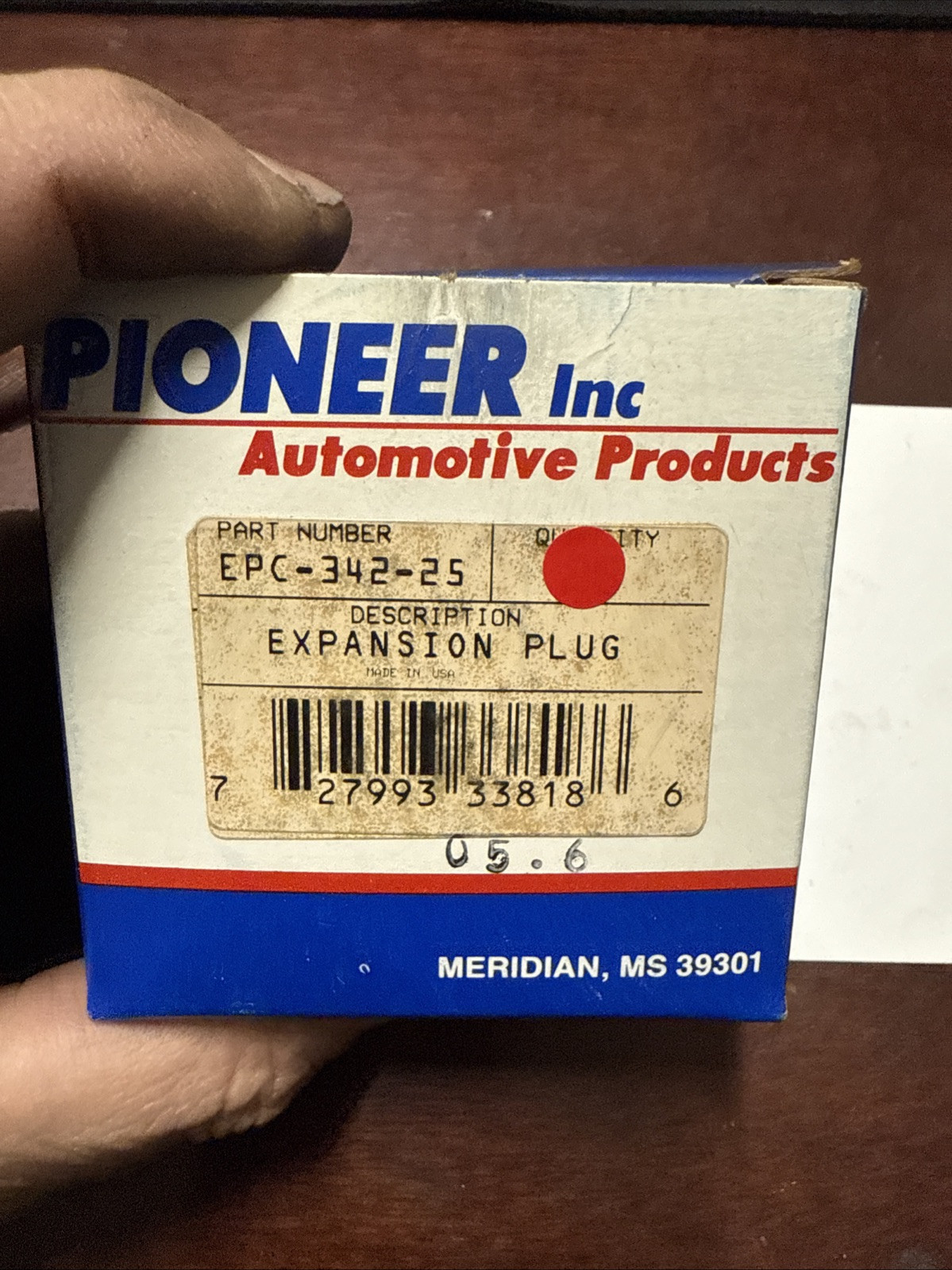 1-25MM PIONEER EPC-342 Expansion/freeze Plug DEEP Cup Engine Freeze Plug 25MM - Image 3