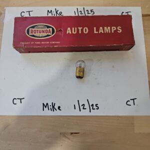 1 Box of 9 Miniature Light Bulbs - 1178 4CP 12v NOS Auto Lamps Rotunda '55 Ford
