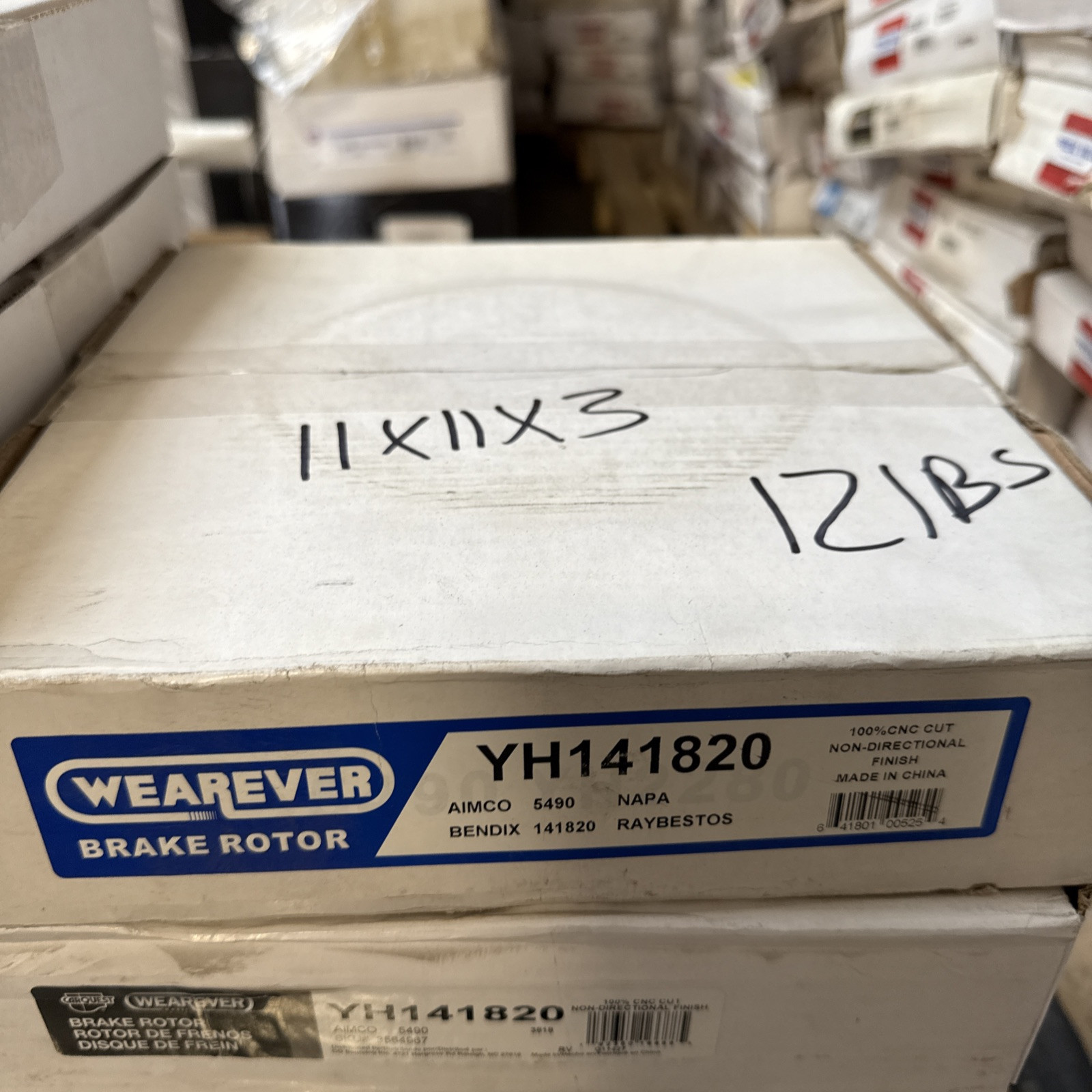 (1) Carquest Brake Rotor Yh141820 New