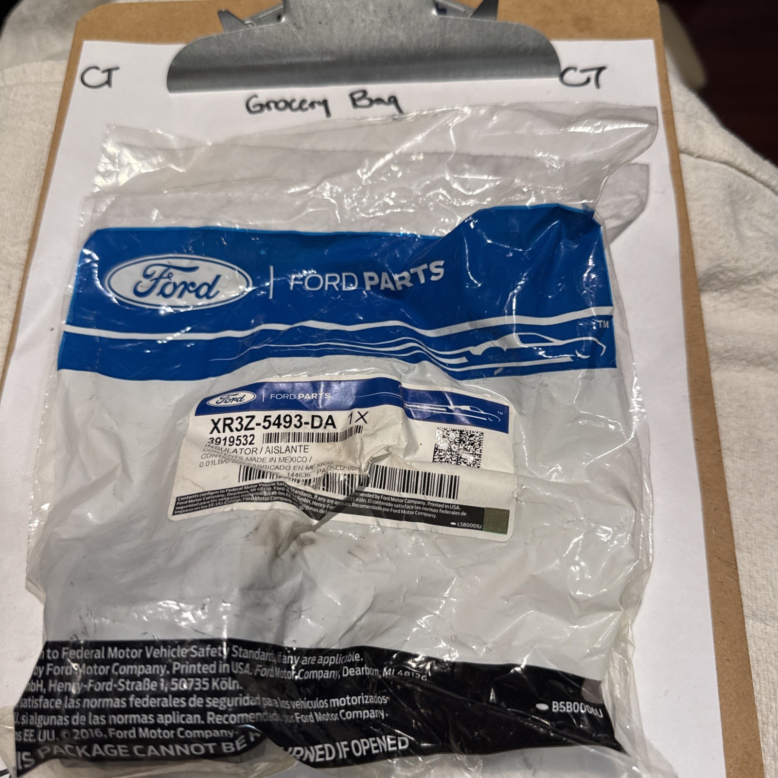 (1) FORD OEM 99-04 Mustang Stabilizer Sway Bar-Front-Bushings XR3Z5493DA