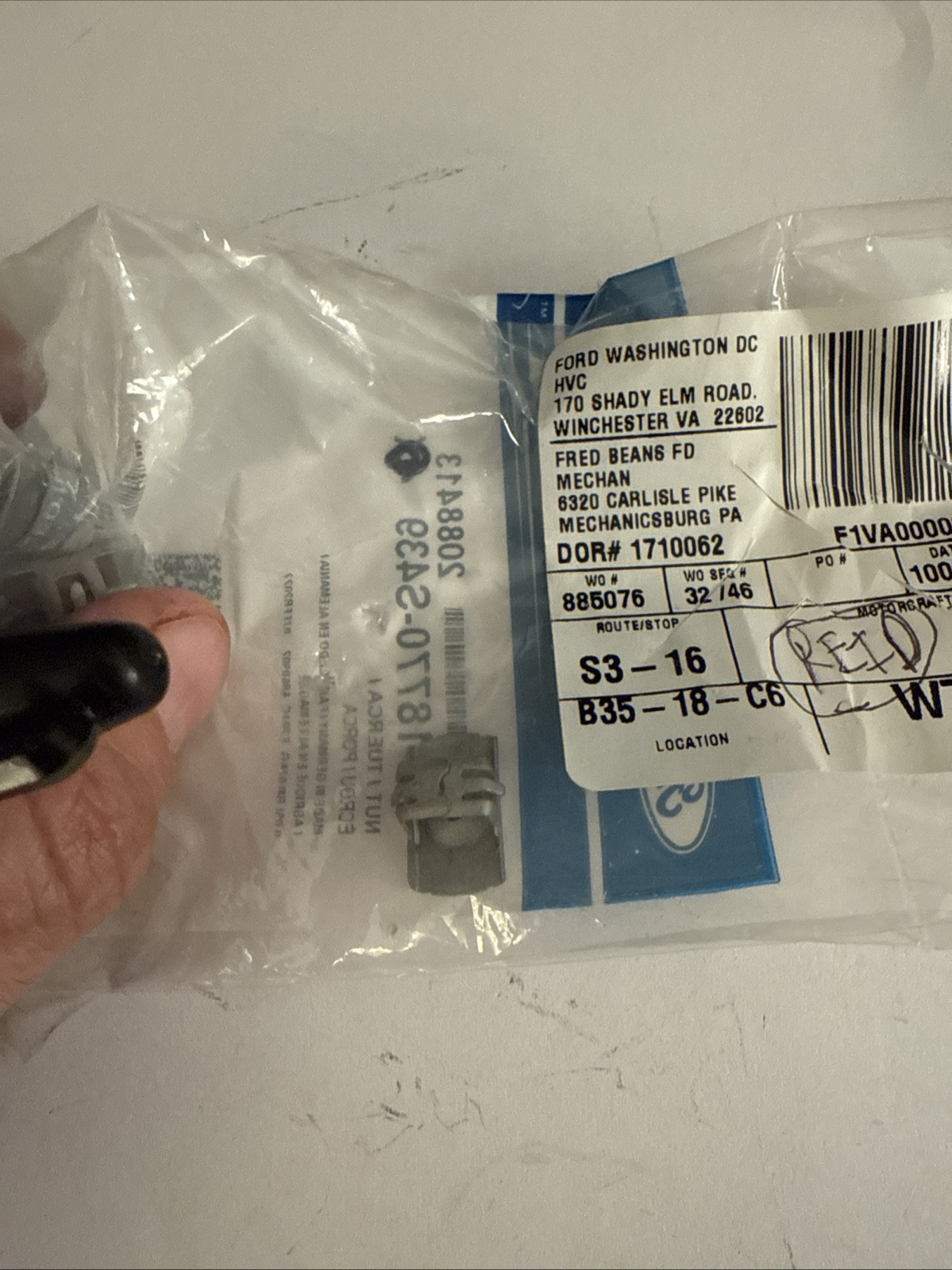 (1) Genuine Ford Lower Shield Nut W718770-S439 Sold Individually - Image 3