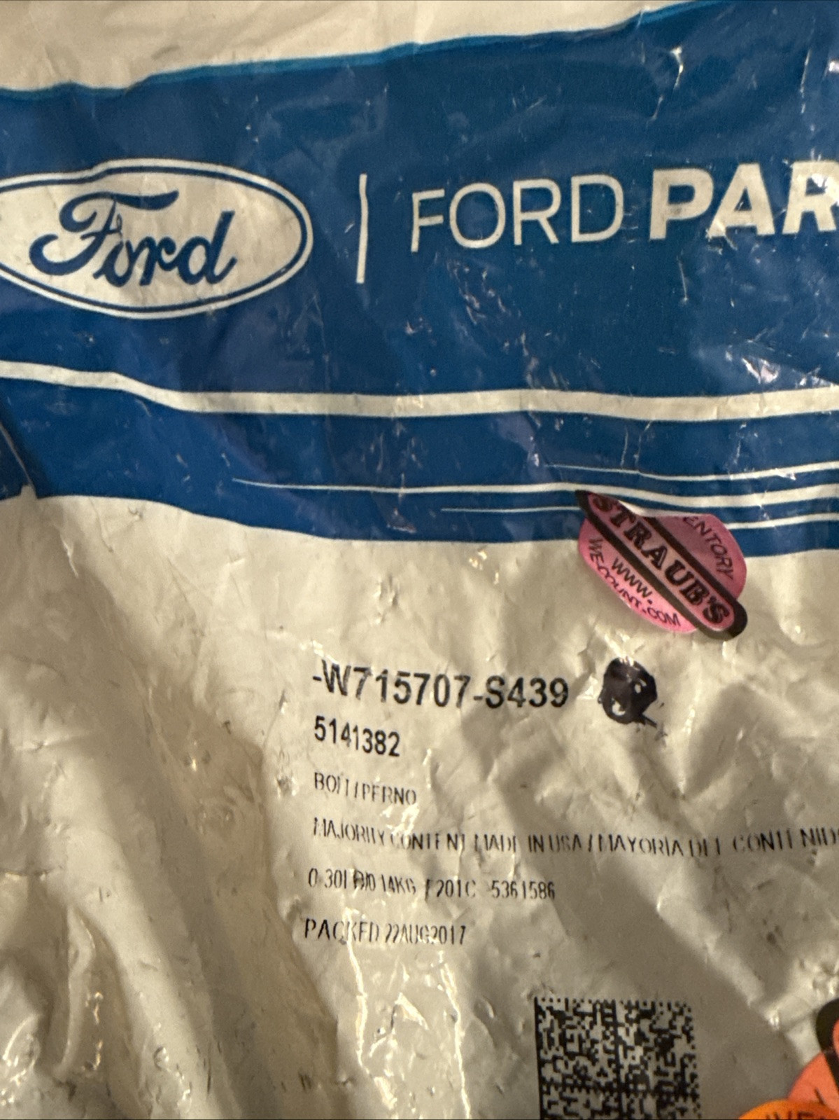 (1) Genuine Ford Strut Bolt W715707-S439 Sold Individually - Image 3