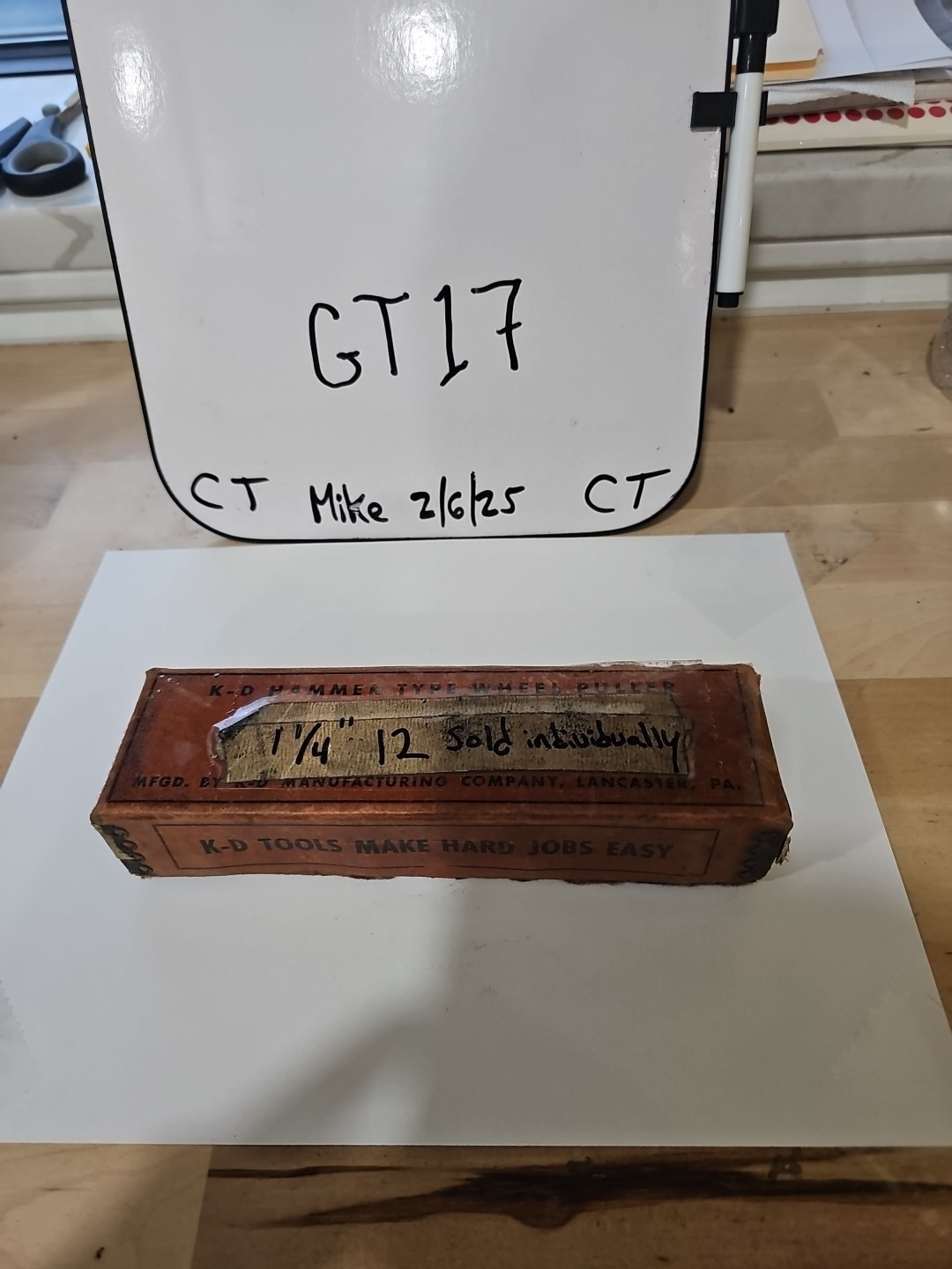 (1) K-D MFG. CO. Wheel/Hub Knock Out Puller for Thread Axle 1 1/4 - 12th. - Image 6