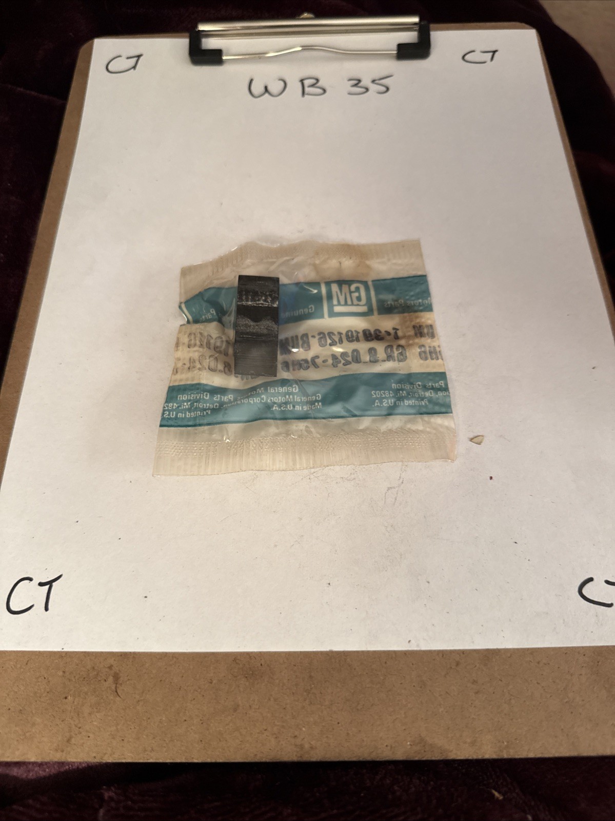 1 NOS 1967-1977 Chevy Camaro Chevelle Nova Impala Hood To Fender Bumpers 3919126 - Image 3