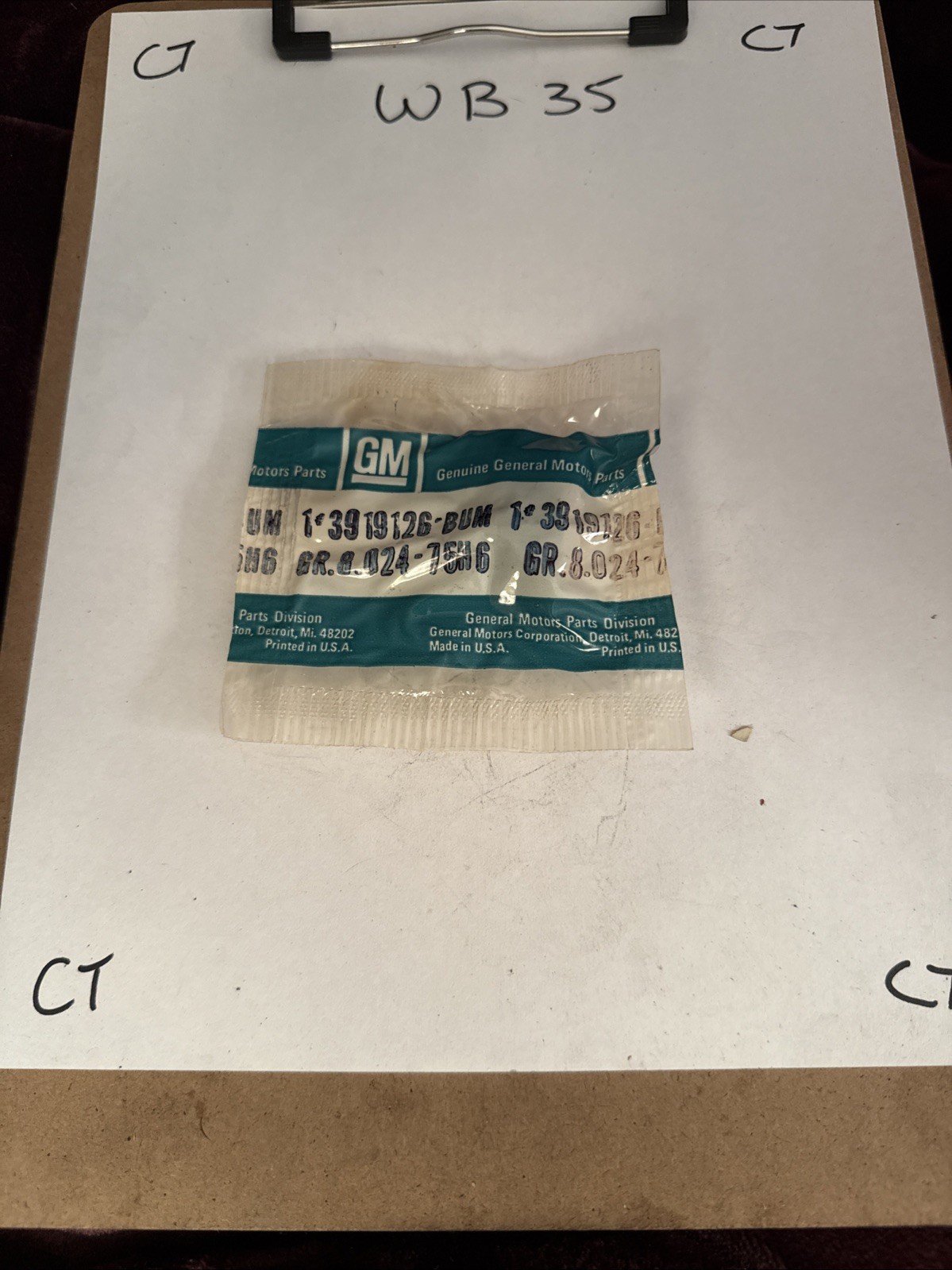 1 NOS 1967-1977 Chevy Camaro Chevelle Nova Impala Hood To Fender Bumpers 3919126