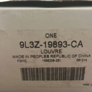 (1) OEM FORD 2009-2014 F150 Dashboard AC Heater Air Vent Duct Chrome 9L3Z19893CA
