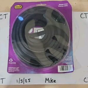 10 Feet / 10' ~ All Climate Marine / Automotive Rubber Weatherseal ~ Black