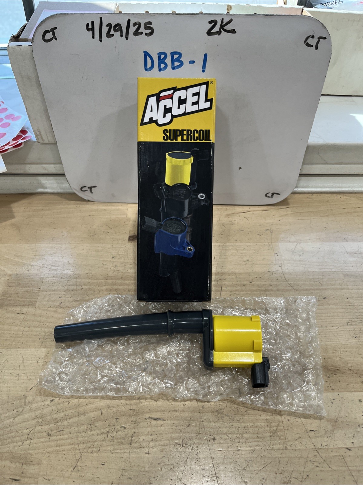 140034 Ignition Coil - SuperCoil - 1997-2011 Ford 4.6L/5.4L 4-valve- Yellow-