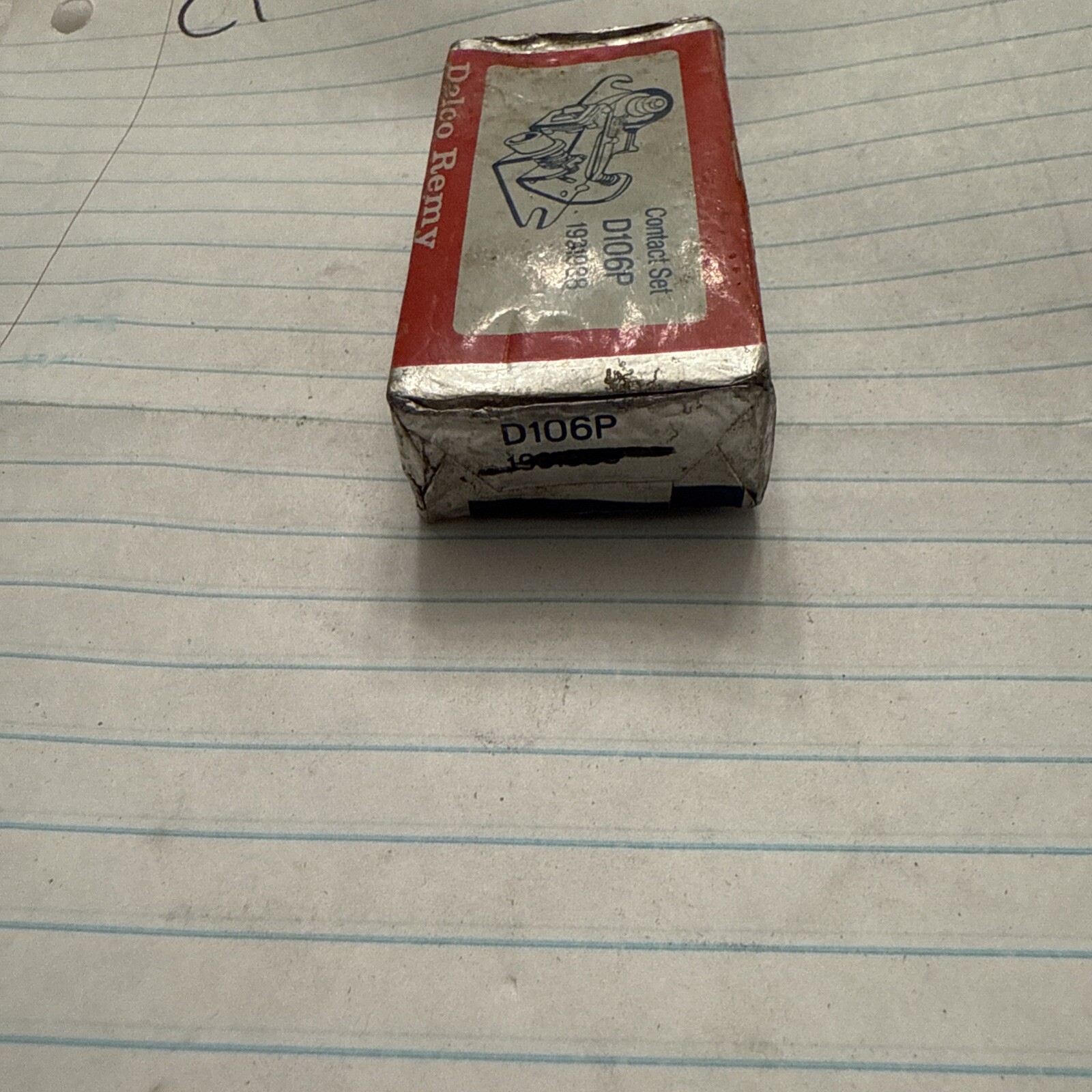 1957-1974 Chevrolet 8 Cyl. NOS Point Set #D106P GM# 1931988 - Image 5