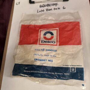 1963-82 CORVETTE Chevy GM Buick MODELS WIPER MTR MOUNTING GROMMETS 22049531 each