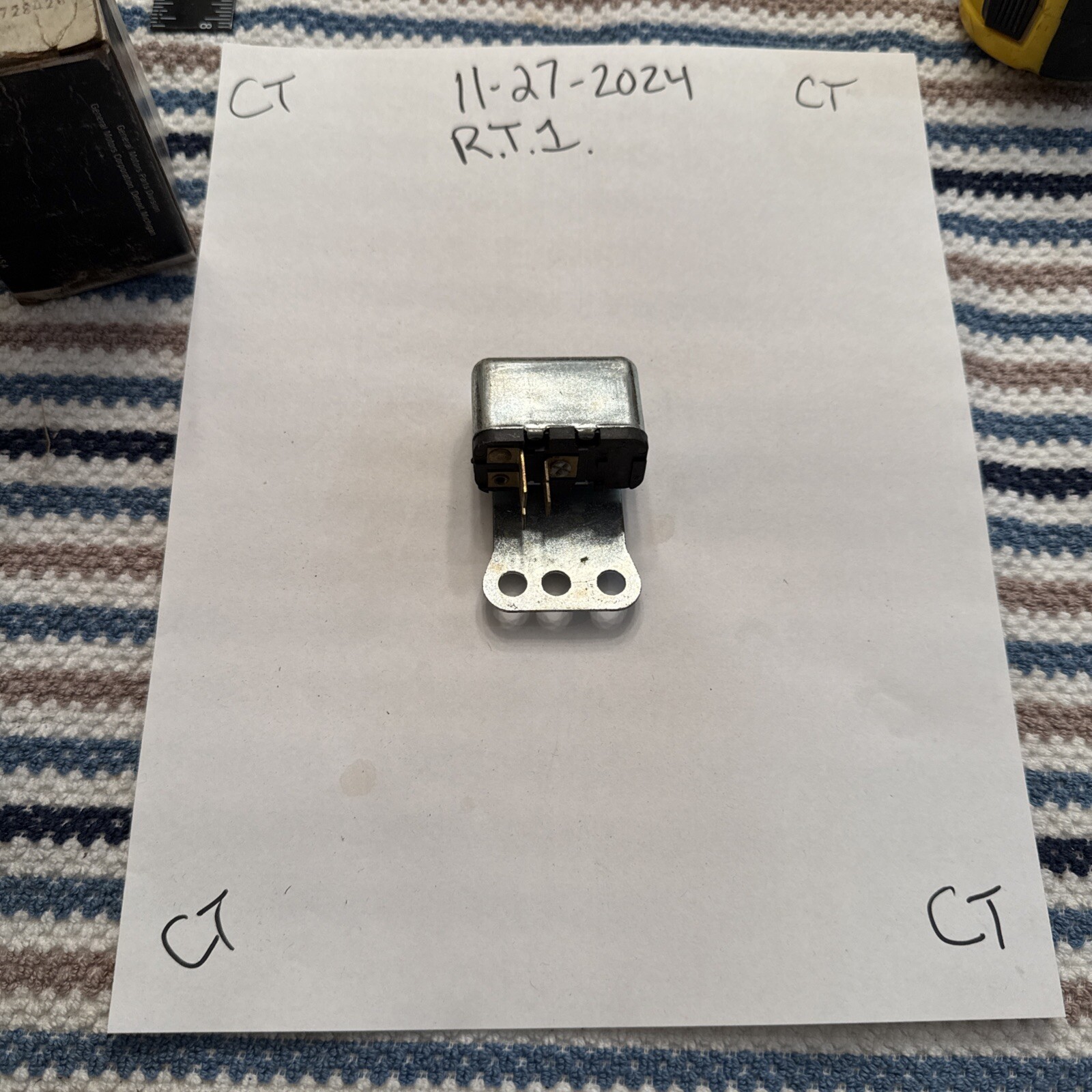 1964-67 C2 Corvette NOS Headlamp Motor Actuator Relay - GM #7728426