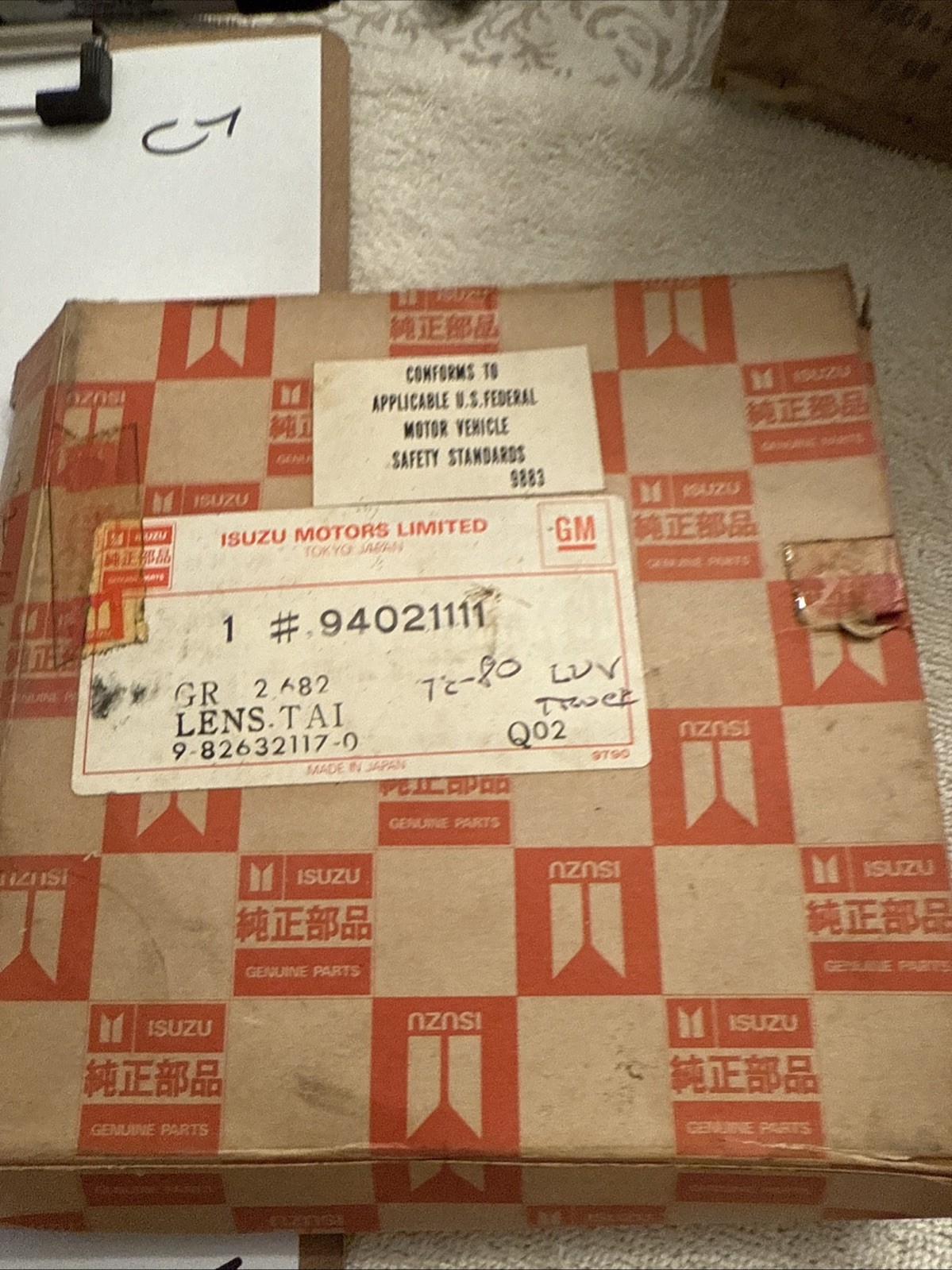 1972 – 1980 Chevrolet Pickup Right or Left Hand Tail Light Lens GM # 94021111 - Image 3