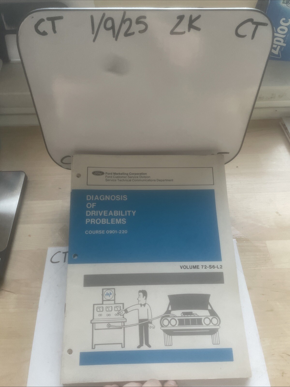 1972 Ford Diagnosis Of Drivability Problems 72-S6-L2 Booklet (SOLD INDIVIDUALLY)