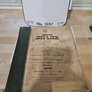 1977 30TH EDITION MOTOR TRUCK AND DIESEL REPAIR MANUAL SERVICE TRADE EDITION