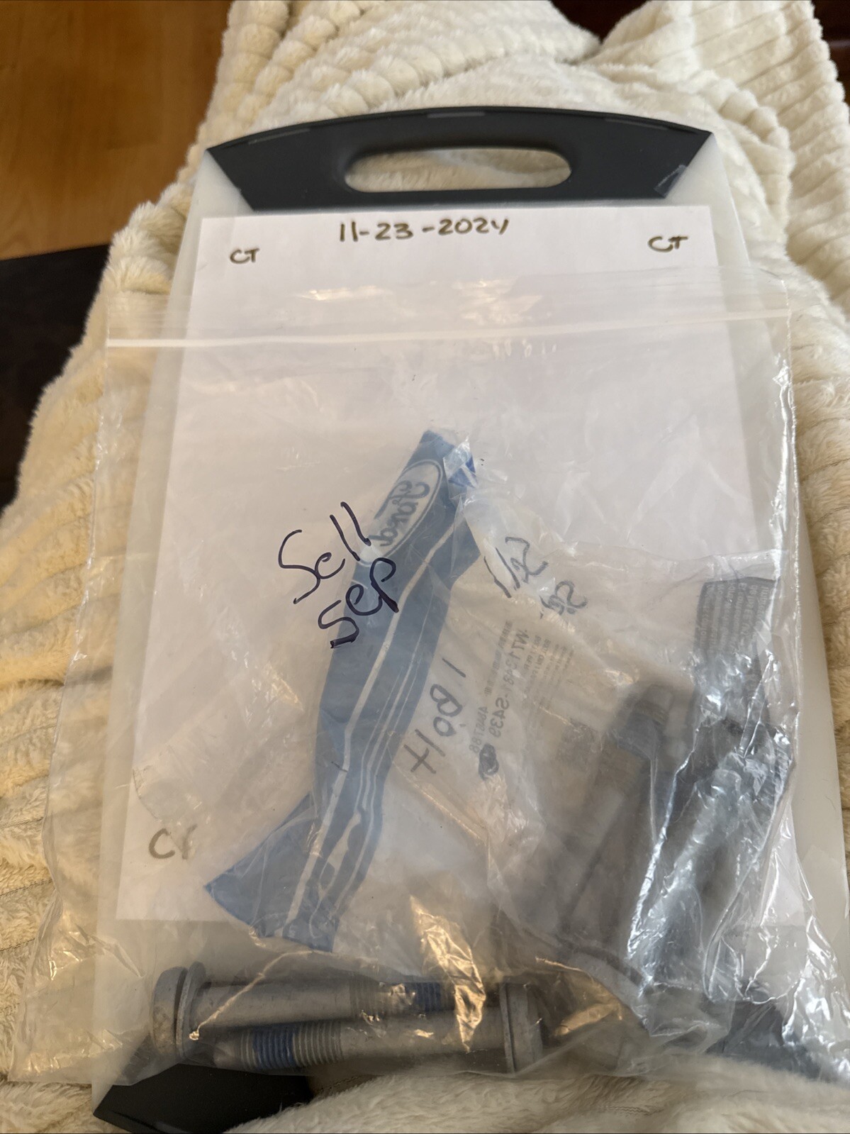 (1)NEW PC FORD 2008/2018 TAURUS "BOLT" ROUND HEAD M12X1.75 X 88MM, W713481-S439 - Image 5