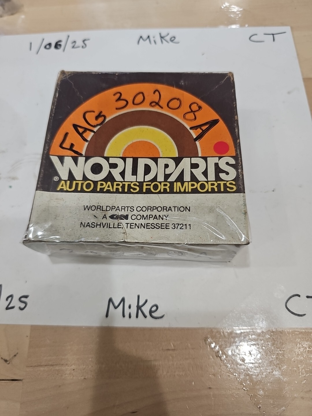 1PC FAG 30208A Tapered Roller Bearings 40x80x18mm. - Image 5