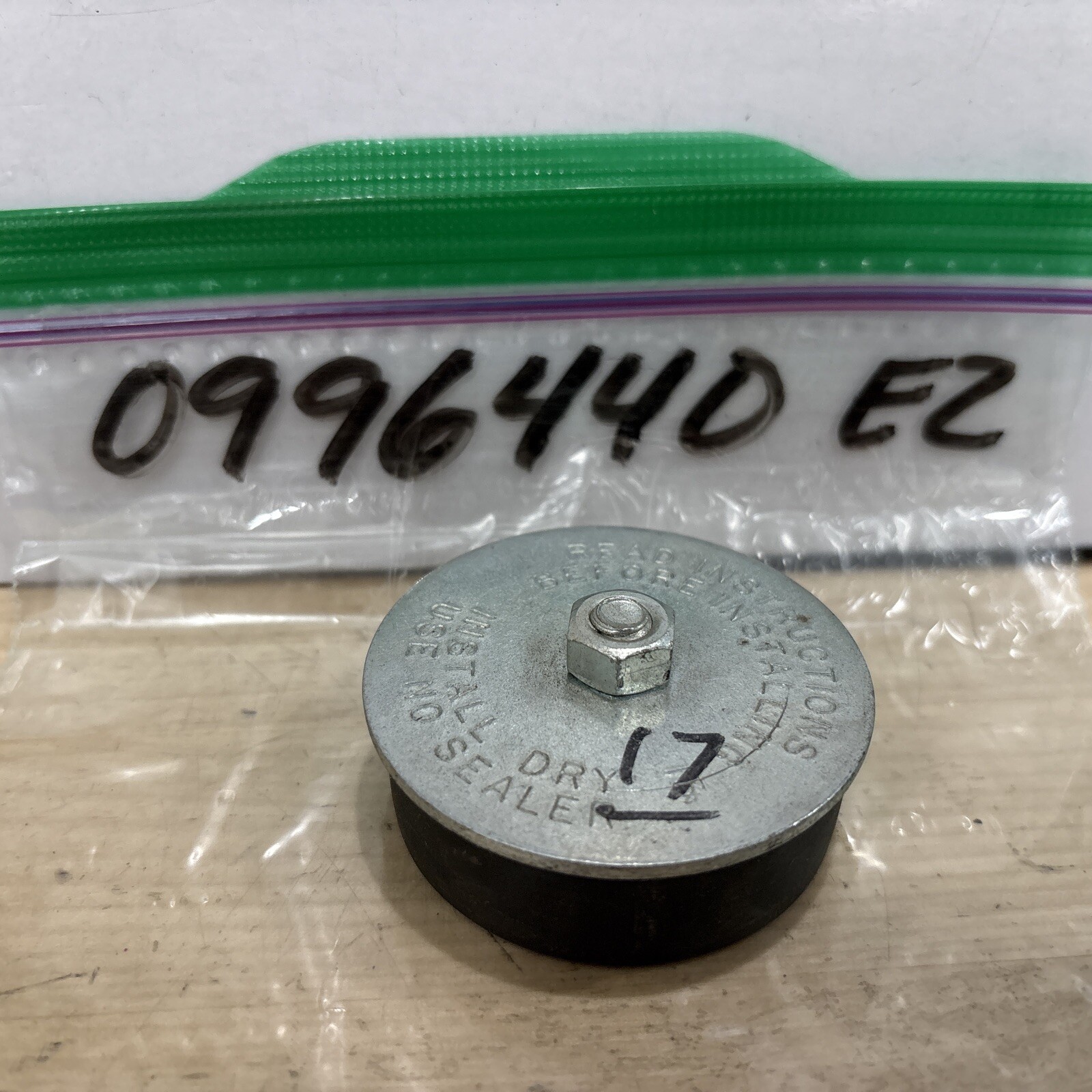 2 1/4” EZ Seal Expansion Plug 0996440 (SOLD INDIVIDUALLY) - Image 3