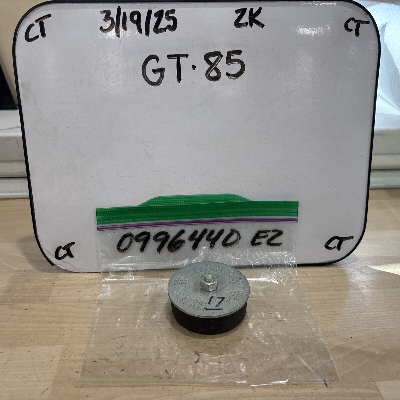 2 1/4” EZ Seal Expansion Plug 0996440 (SOLD INDIVIDUALLY)