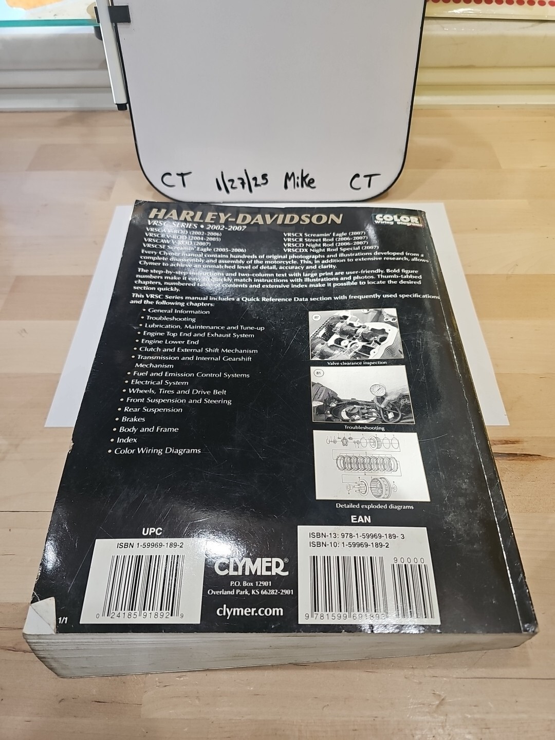 2002-2007 Harley-Davidson VRSC V-ROD Clymer Repair Service Workshop Manual M426 - Image 3