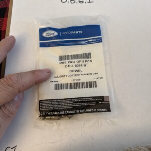 (5) NEW - OEM Ford D1FZ-6397-B Block To Flywheel Housing Dowel 1971-72 1.6L 2.0L