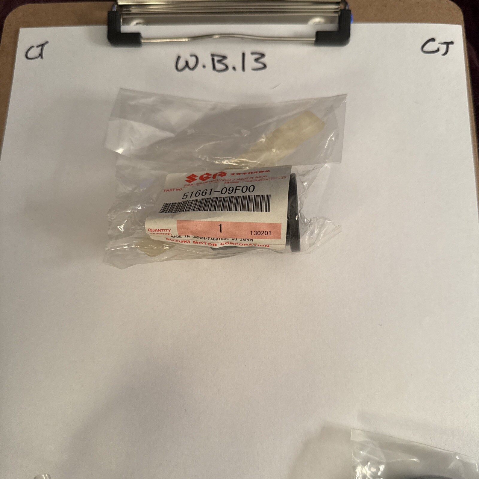 51661-09F00 SUZUKI STEERING SHAFT BUSHING 02-23 QUAD SPORT EIGER KING QUAD OZARK