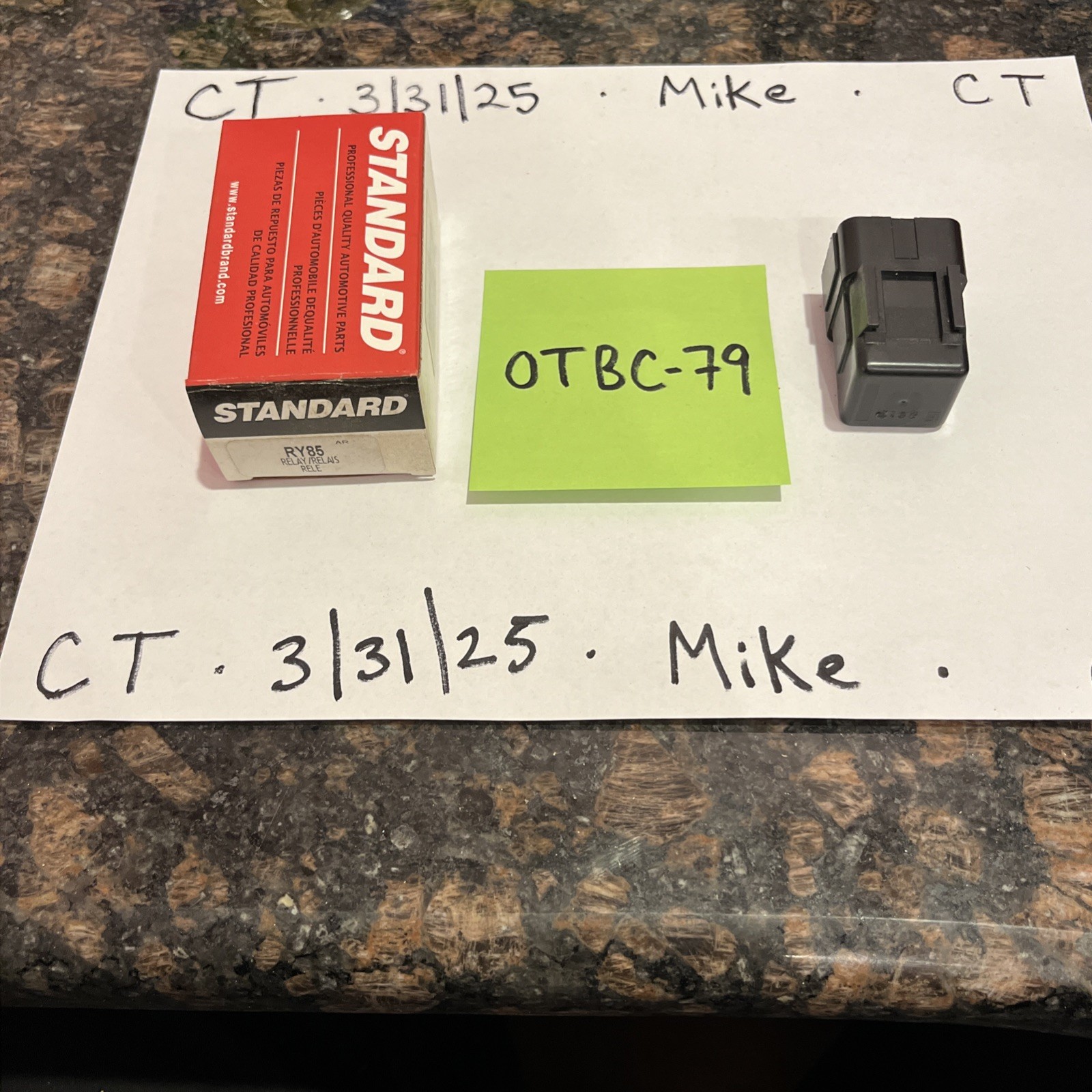 A/C Compressor Control Relay Standard RY-85 - Image 4