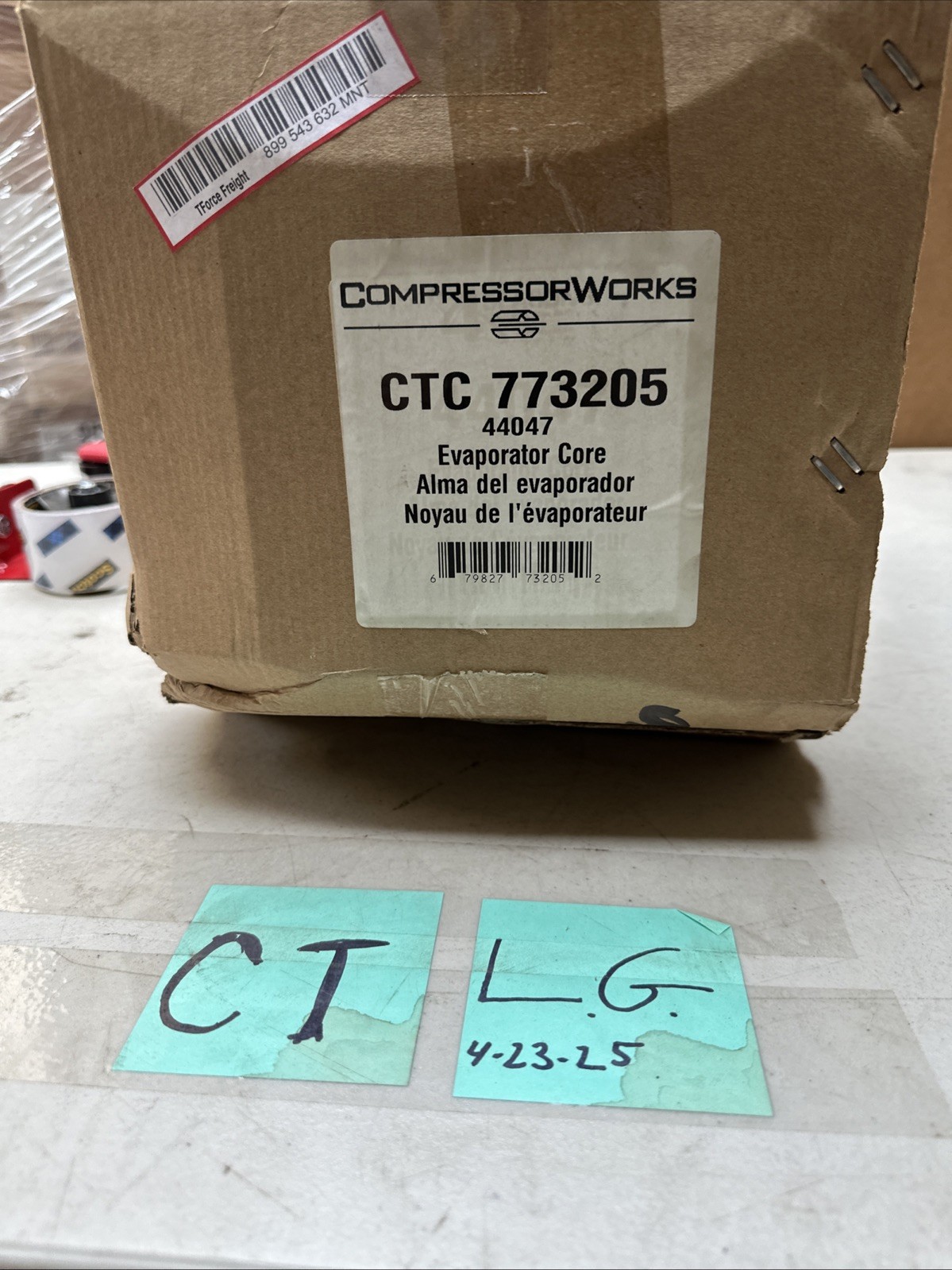 A/C Evaporator Core Compressor Works 773205 Compat With Four Seasons 44047 Kia