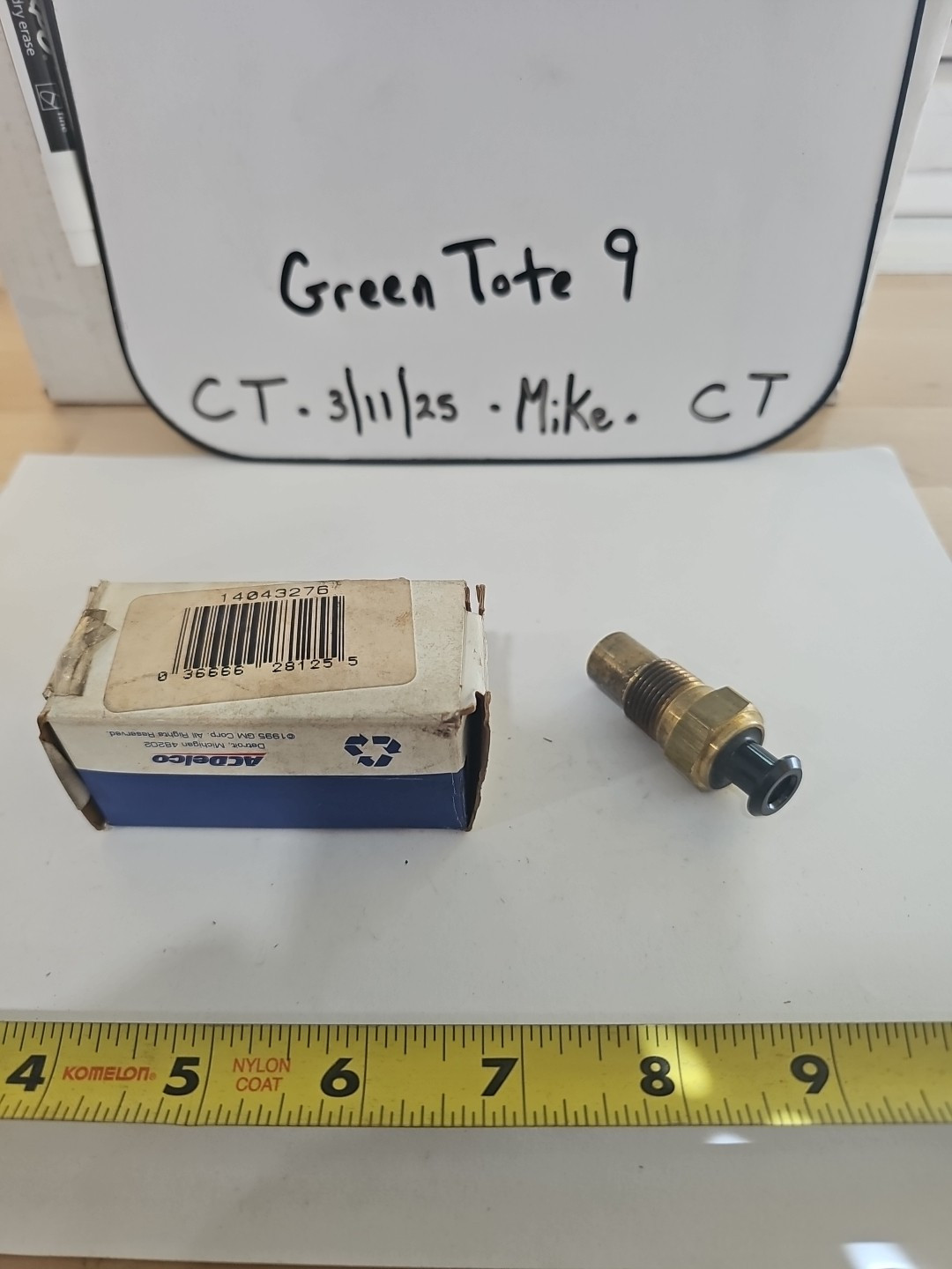 ACDelco 14043276 (Standard TS-82) Engine Cooling Fan Switch