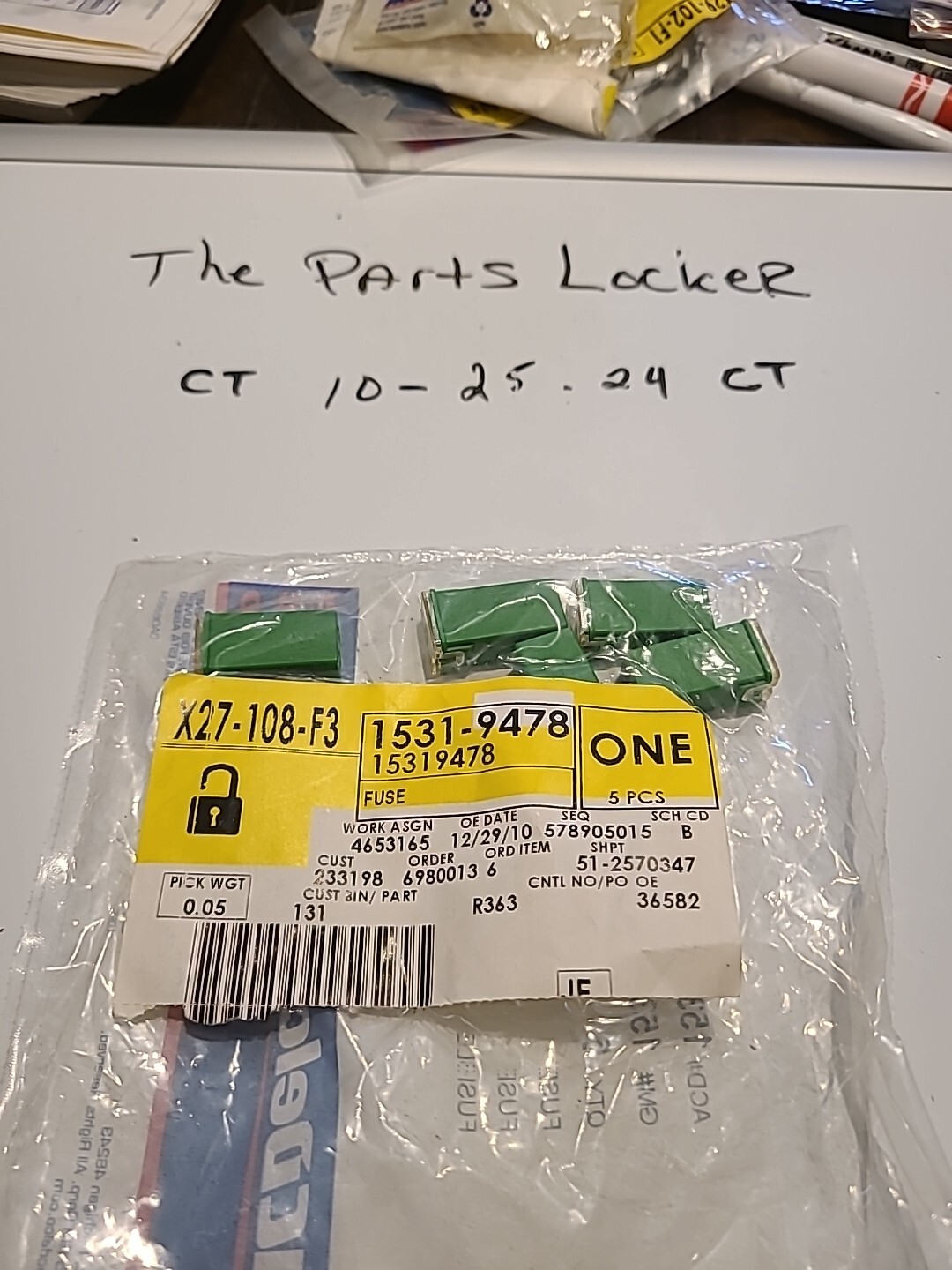 ACDelco 15319478 Main Power Fuse GM 15319478 (Pack of 5)