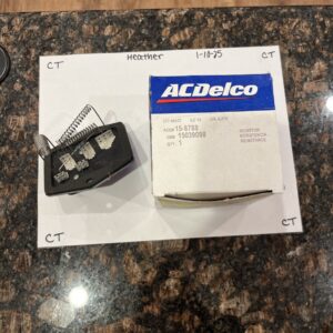 ACDelco Blower Motor Resistor 15039098. 15-8788