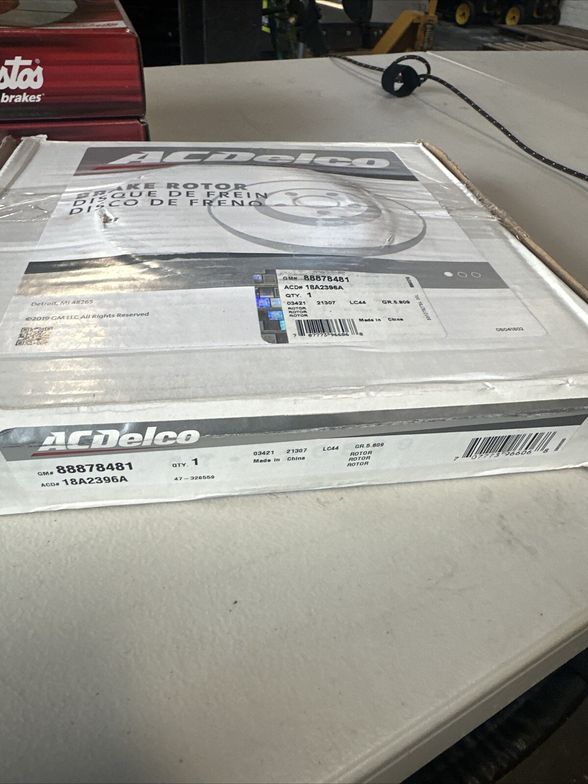 ACDelco Silver 18A2396A Front Disc Brake Rotor - Image 3