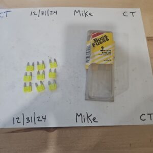 ATM-20 Buss Fuses Automotive 20 Amp Fuses 1 PKG Of 9 Fuses ATM-20 New Open Box