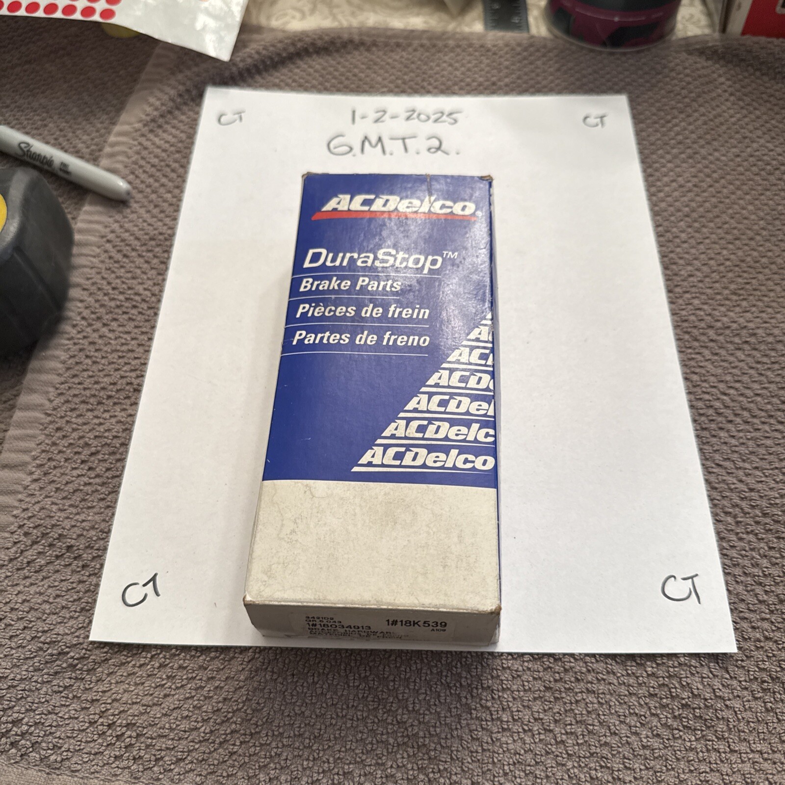 Ac Delco Brake Hardware Kit 18034913