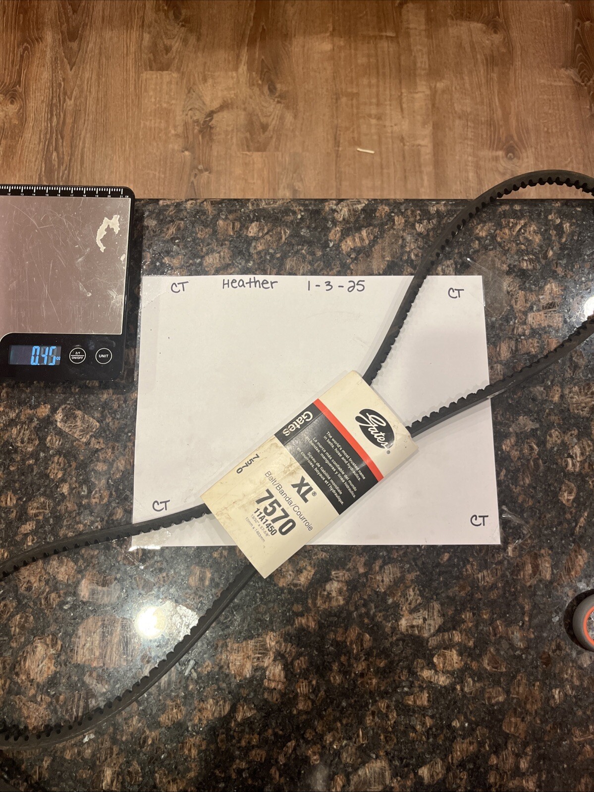 Accessory Drive Belt-High Capacity V-Belt(Standard) Gates 7570