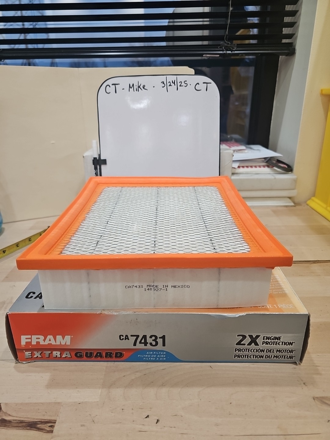 Air Filter Extra Guard Fram CA7431