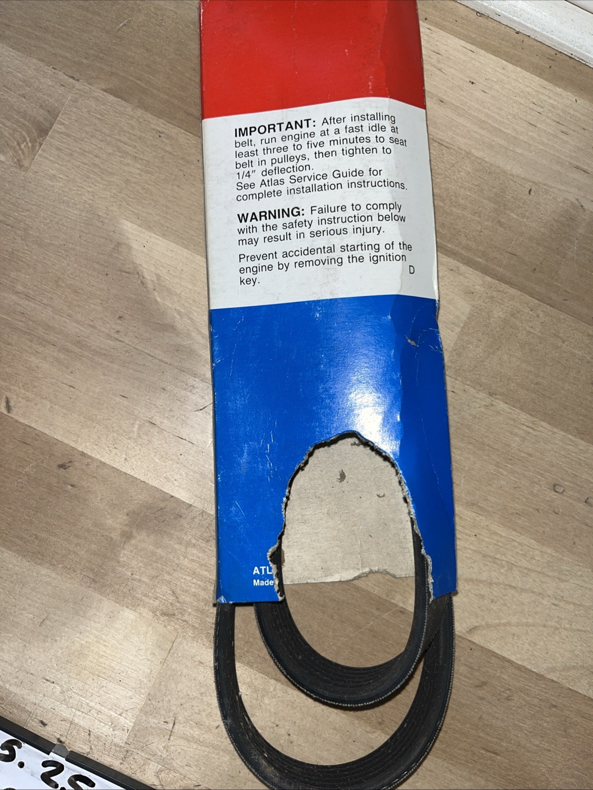 Atlas Power Drive Belt 6K0810 - Image 4