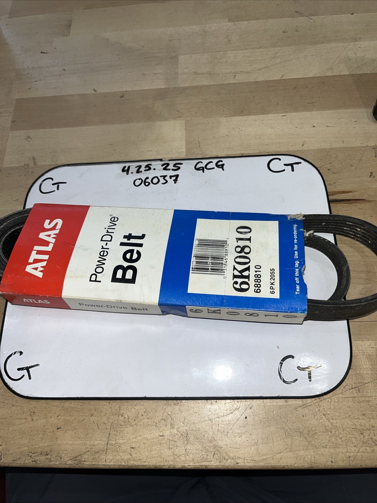 Atlas Power Drive Belt 6K0810