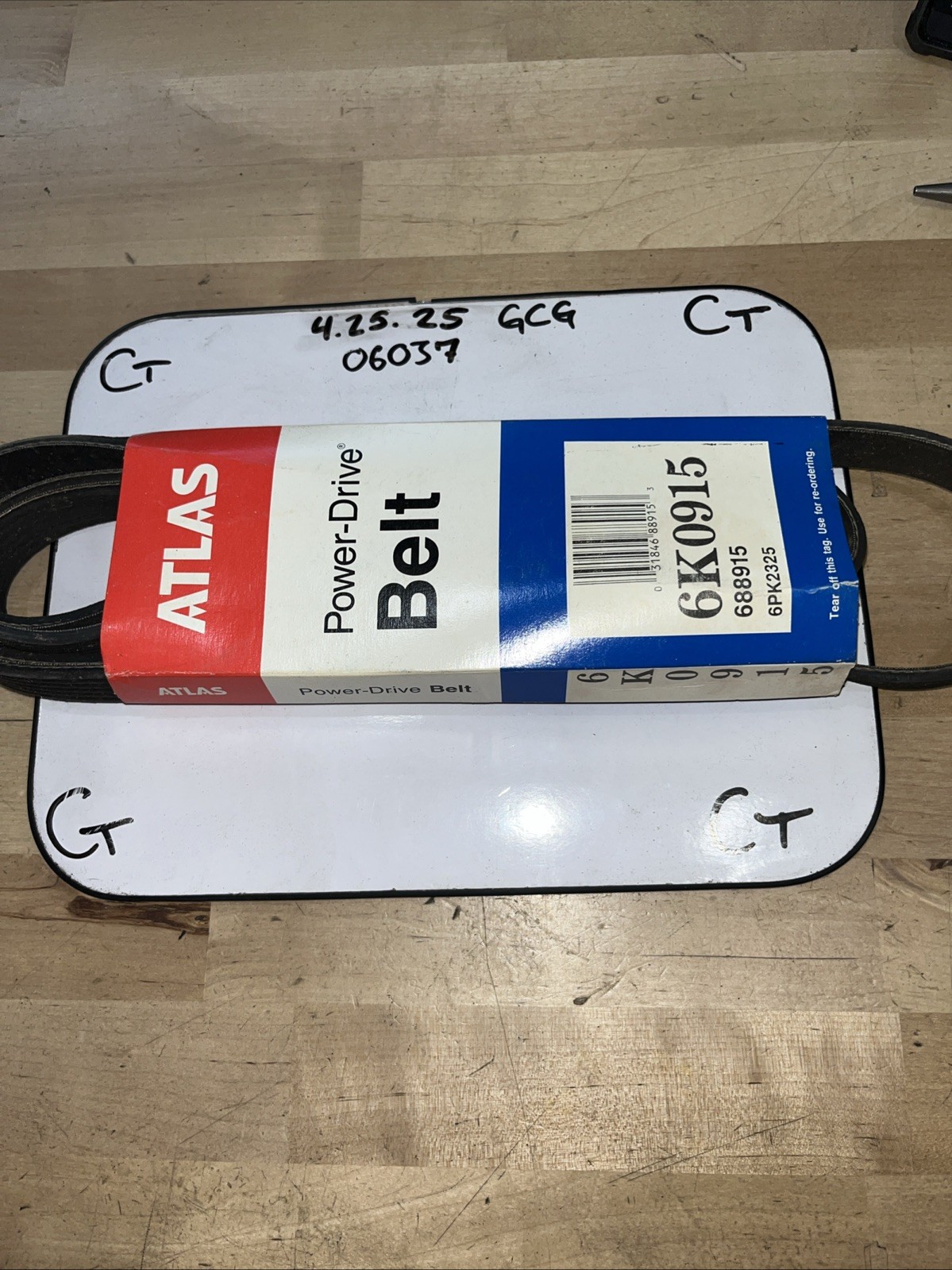 Atlas Power Drive Belt 6k0915