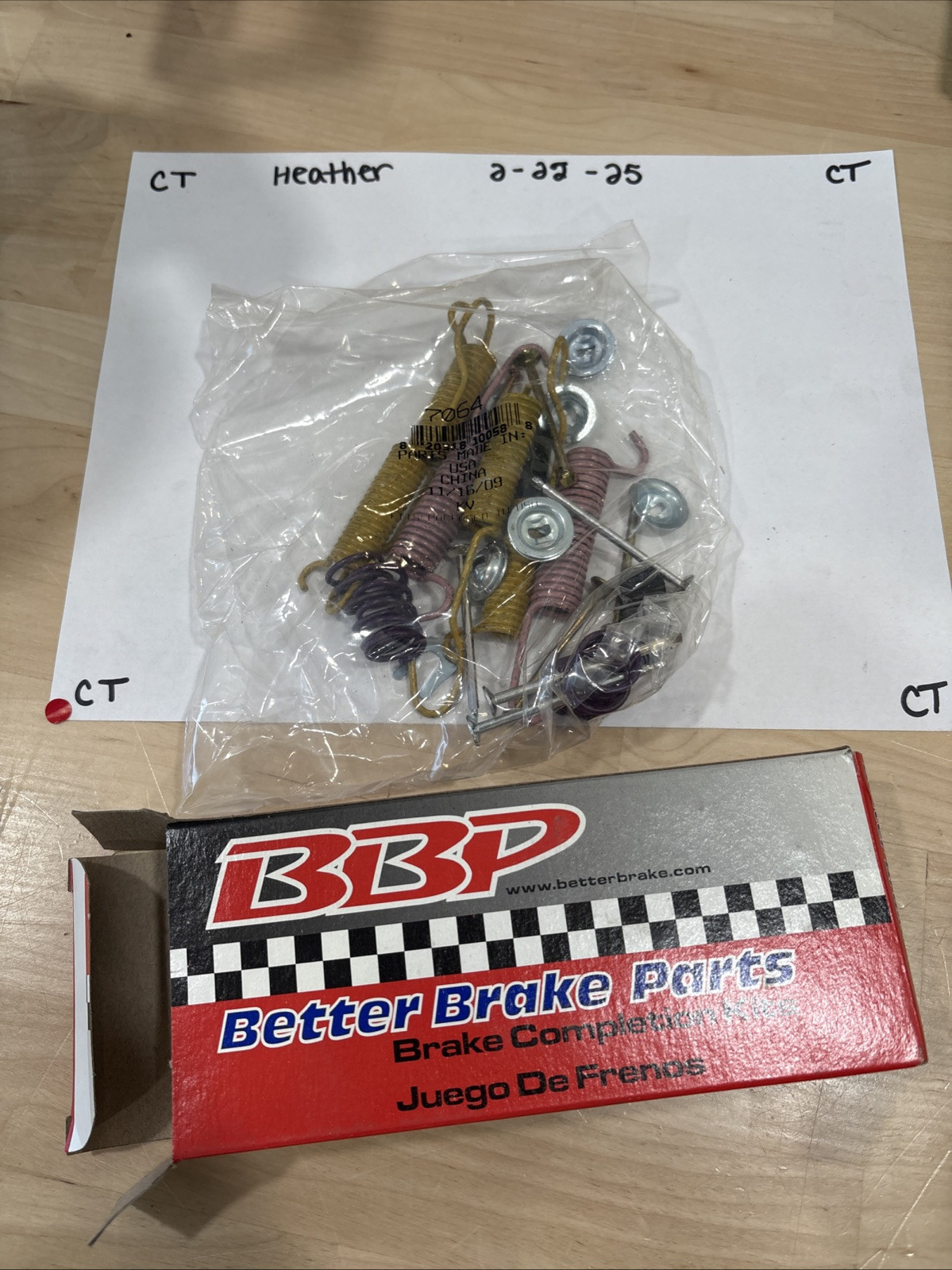 BBP H7064 Brake Completion Kits