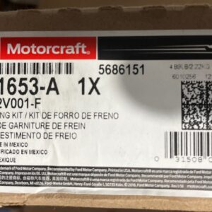 BR-1653-A Motorcraft 2-Wheel Set Brake Pad Sets Front for Ford Fusion 2013-2020