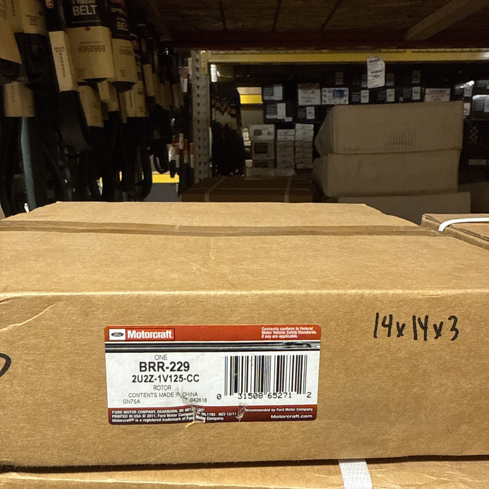 BRAND NEW MOTORCRAFT Brake Disc Rotors 2U2Z-1V125-CC