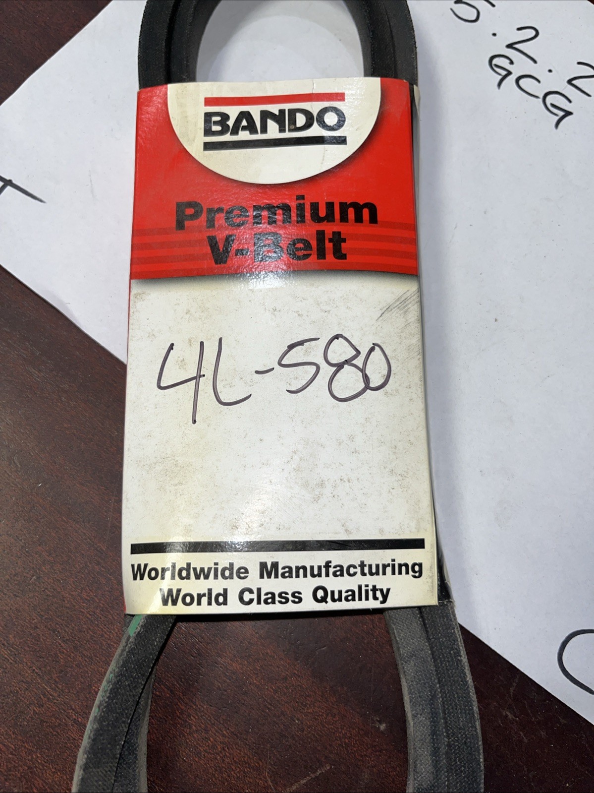 Bando premium V belt 4 L580 - Image 3