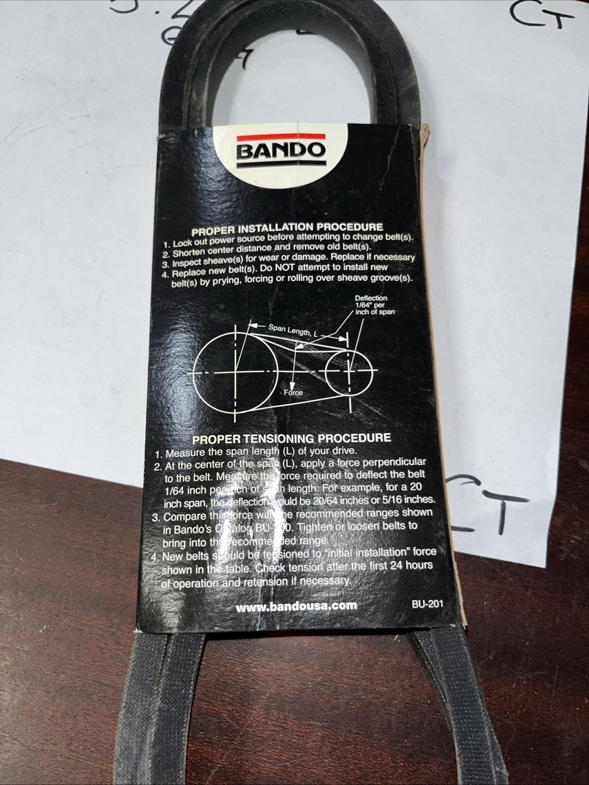 Bando premium V belt 4 L580 - Image 4