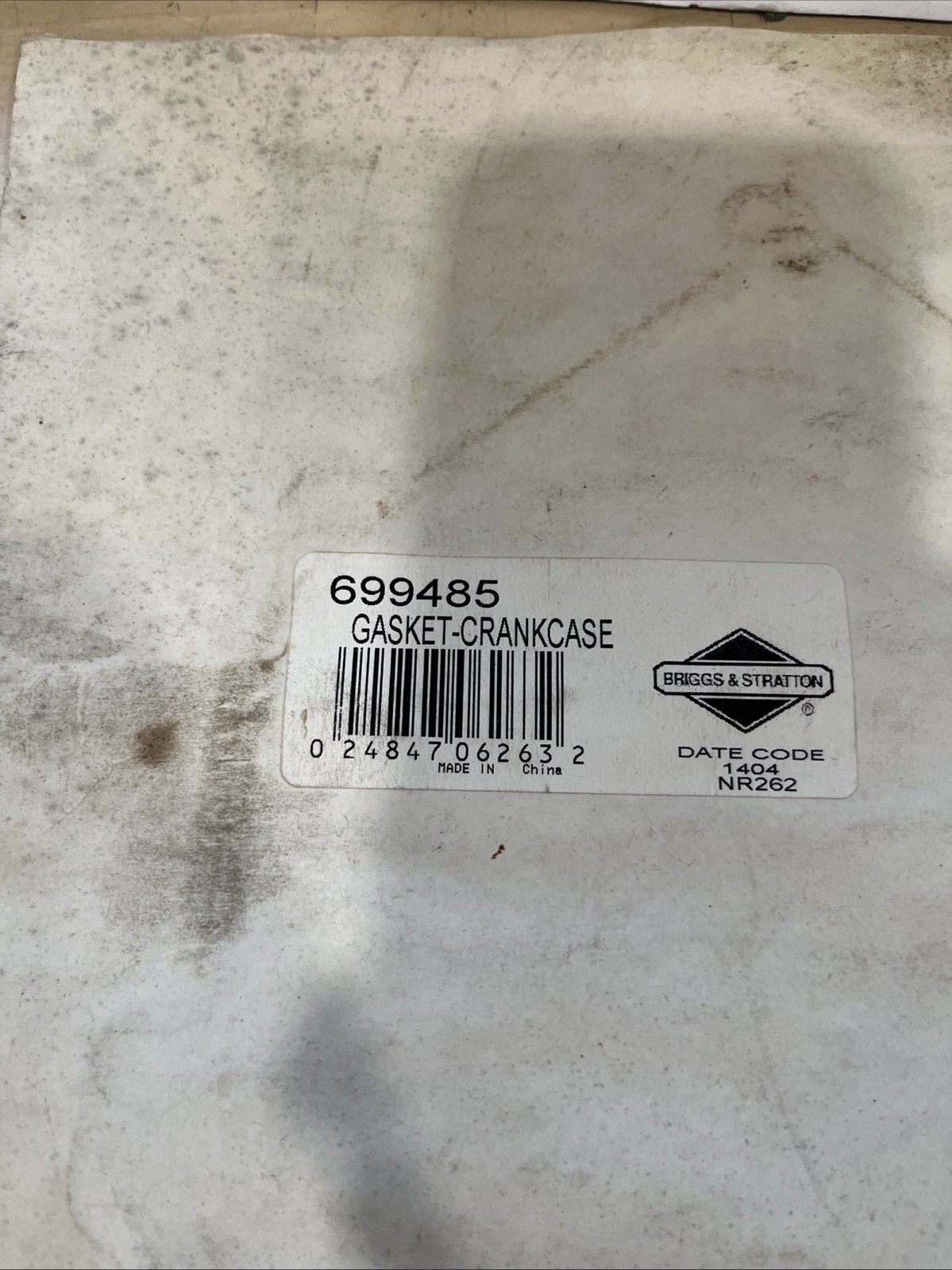 Briggs & Stratton 699485 Crankcase Gasket Replaces 555525 692549 Never Opened - Image 3