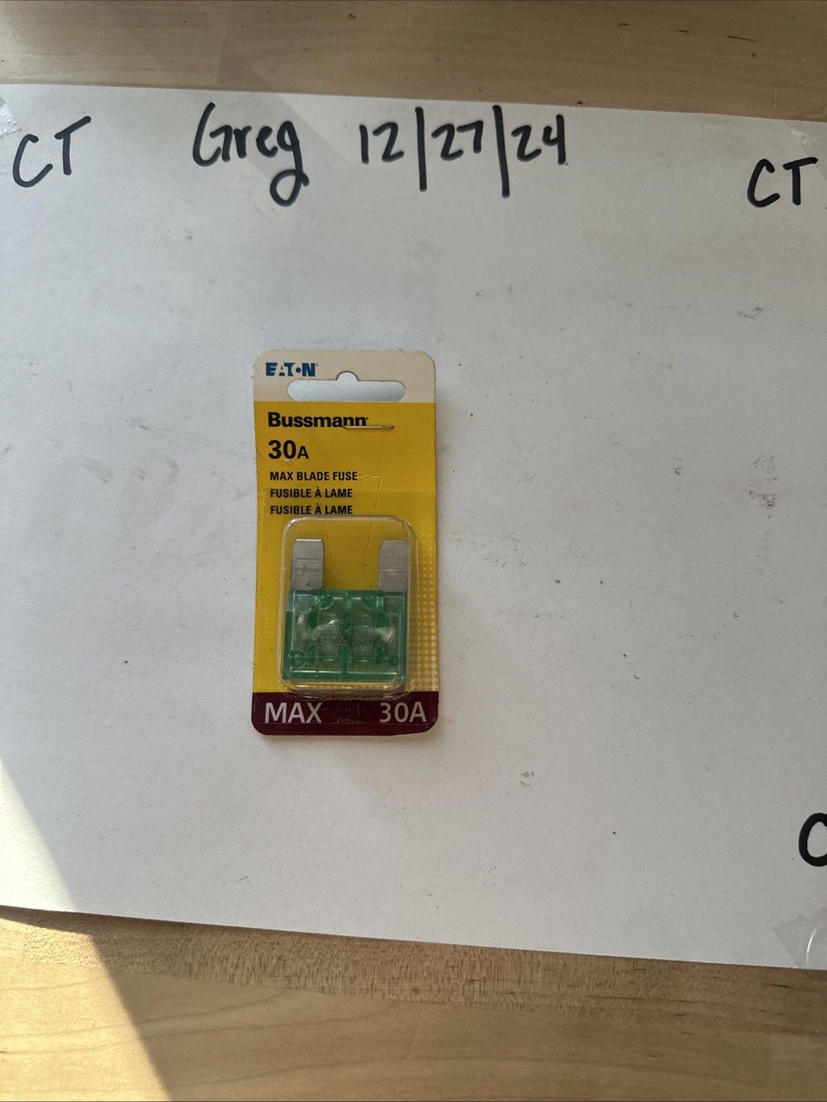 Bussmann BP/MAX-30 30 Amp Maxi Blade fuse