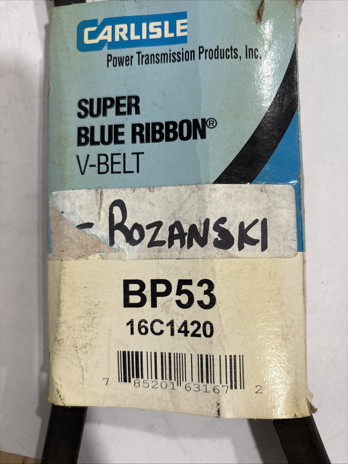 CARLISLE SUPER BLUE RIBBON V-BELT BP53 - Image 3