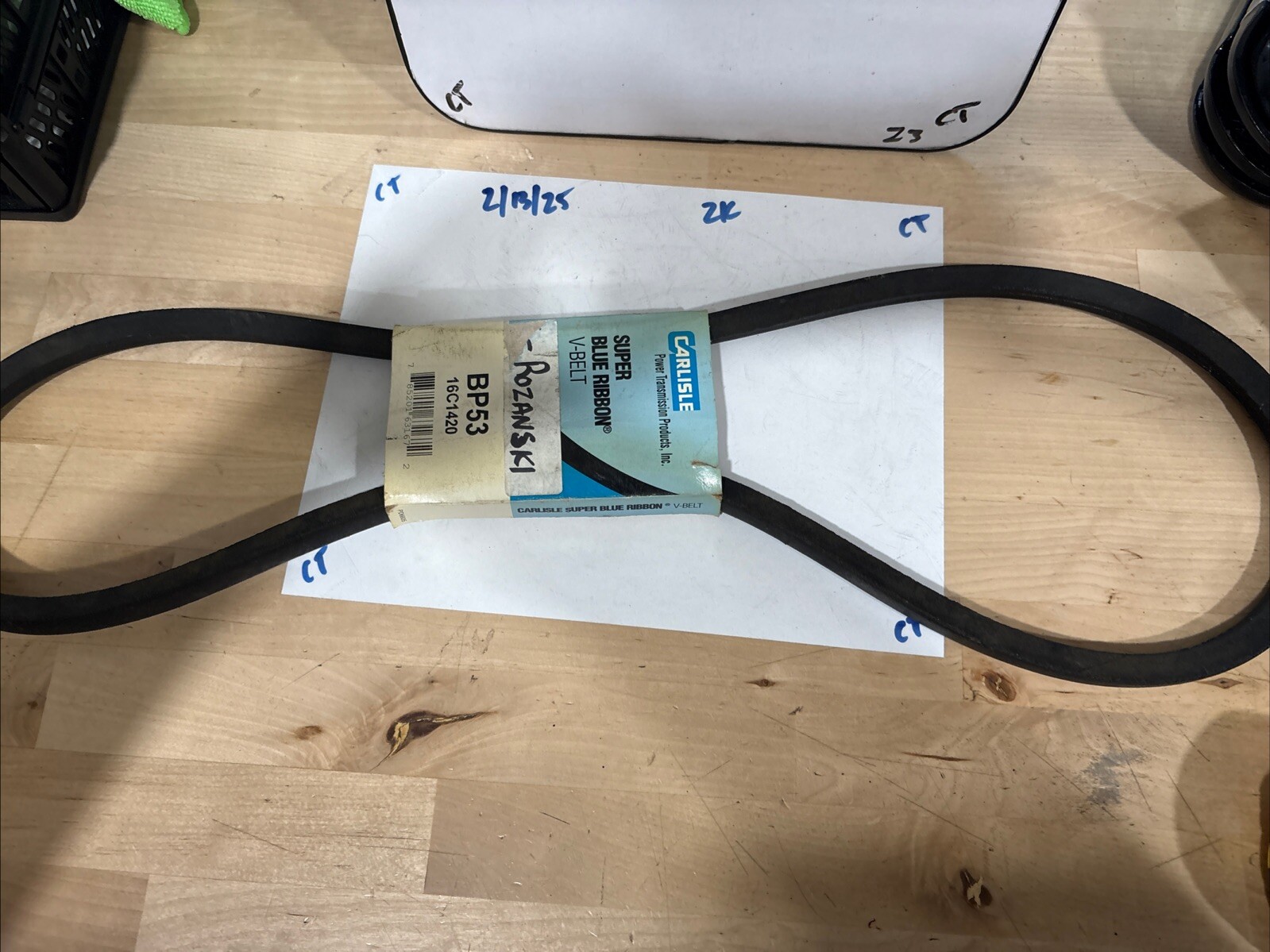 CARLISLE SUPER BLUE RIBBON V-BELT BP53