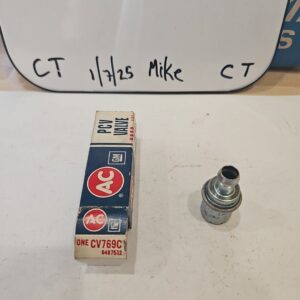 CV769C PCV Valve AC GM#6487532 1973 70s Corvette Camaro NOS