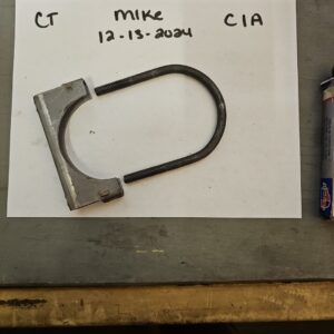 Car QUEST 3" 76mm Muffler Clamp #CQ475 3/8 U-Bolt EXHAUST CLAMP NEW OLD STOCK