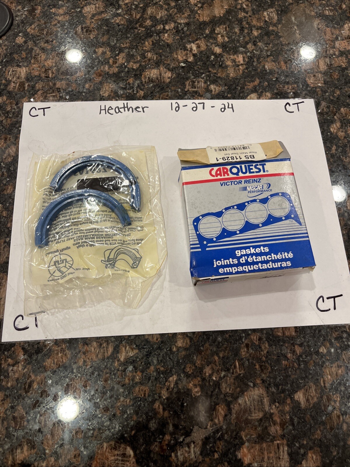 CarQuest BS11829-1 Rear Main Seal Set